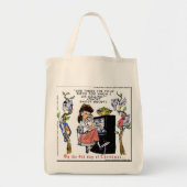 Rick London Ernestine Calling Birds Xmas Tote Bag (Voorkant)