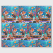 Rick London Fish Spelen "Go Fish" Kaart Game Comic Cadeaupapier (Vlak)