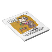 Rick London Funny Alexander Bell Phone Prank Notitieblok (Schuin)