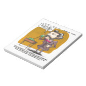 Rick London Funny Alexander Bell Phone Prank Notitieblok (Linkerzijde)