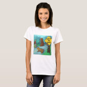 Rick London Funny Beren met horloges Comic T-shirt (Voorkant volledig)