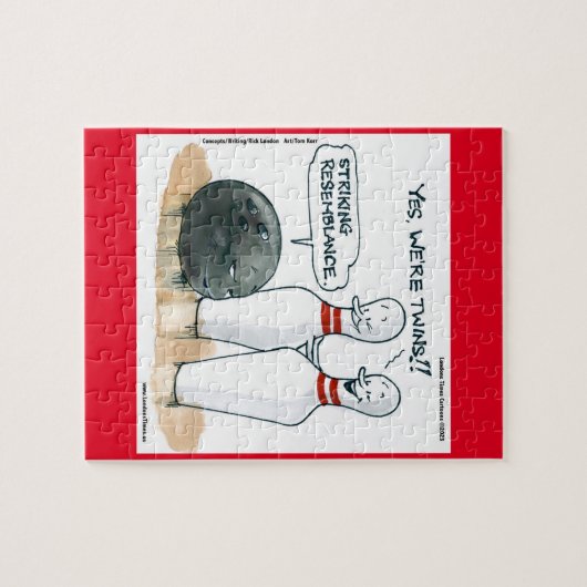 Rick London Funny Bowling Legpuzzel (Horizontaal)