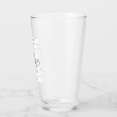 Rick London Funny Field Mouse Comic Glas (Links)