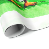 Rick London Funny Goose Vampire Wearing Bells Cadeaupapier (Rol Hoek)