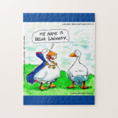 Rick London Funny Goose Vampire Wearing Bells Legpuzzel (Verticaal)
