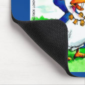 Rick London Funny Goose Vampire Wearing Bells Muismat (Hoek)