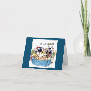 Rick London Funny Old Hippie Comic Funeral Kaart