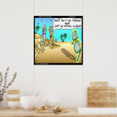 Rick London Funny Optical Illusion Optician Poster (Keuken)