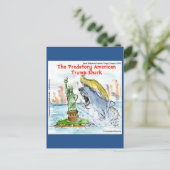Rick London Funny Trump Shark Briefkaart (Staand voorkant)