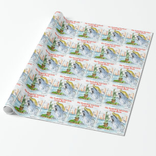 Rick London Funny Trump Shark Cadeaupapier