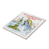 Rick London Funny Trump Shark Tegeltje (Zijkant)