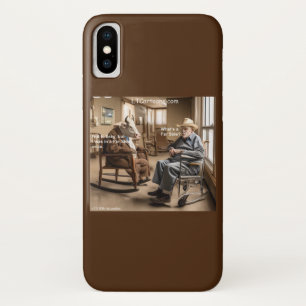 Rick London Gepensioneerde Far Side Koe Leeft Geno Case-Mate iPhone Case