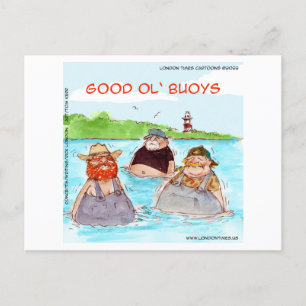 Rick London Good Ol' Buoys Grappige Strip  Briefkaart