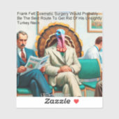 Rick London Grappig Turkije Cosmetische chirurgie  Sticker (Vel)