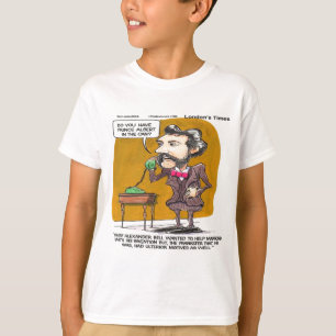 Rick London Grappige Alexander Bell Telefoon Grap  T-shirt