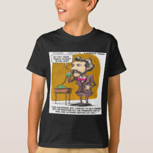 Rick London Grappige Alexander Bell Telefoon Grapj T-shirt