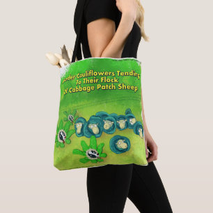 Rick London Grappige Border Collie Bloem Overal Tote Bag