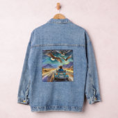 Rick London Grappige Comic Strip Jas  Denim Jacket (Hangar)