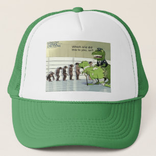 Rick London Grappige Dinosaurussen Politie Lineup Trucker Pet