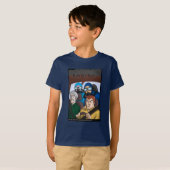 Rick London Grappige Duik Comic T-shirt (Voorkant volledig)