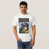 Rick London Grappige Duikers Comic T-shirt (Voorkant volledig)