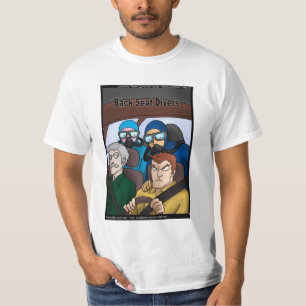 Rick London Grappige Duikers Comic T-shirt
