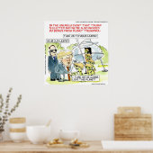 Rick London Grappige Planeet Trump Poster (Keuken)