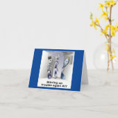 Rick London Grappige Silverware Politie Kaart (Gele Bloem)