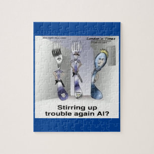 Rick London Grappige Silverware Politie Legpuzzel