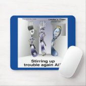 Rick London Grappige Silverware Politie Muismat (Met muis)