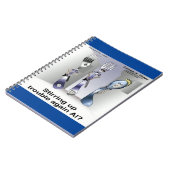 Rick London Grappige Silverware Politie Notitieboek (Linkerzijde)