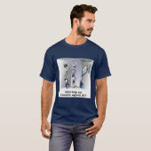Rick London Grappige Silverware Politie T-shirt (Voorkant volledig)