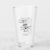 Rick London Grappige Veldmuis Strip  Glas (Voorkant)