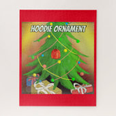 Rick London Hilarious "Hoodie Ornament" Kerstmis Legpuzzel (Verticaal)