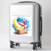 Rick London Himalayan Roze Salsa Grappig  Sticker (Koffer)