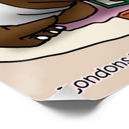 Rick London Irish Setter Comic Poster (Hoek)