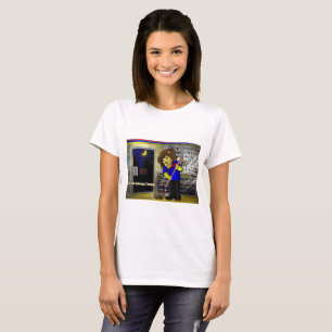 Rick London "Leeuw wint vanavond" Dames Comic T-shirt
