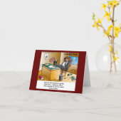 Rick London Muskrat Scheiding Attorney Comic Kaart (Gele Bloem)