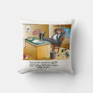 Rick London Muskrat Scheiding Attorney Comic Kussen