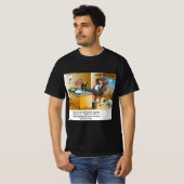 Rick London Muskrat Scheiding Attorney Comic T-shirt (Voorkant volledig)