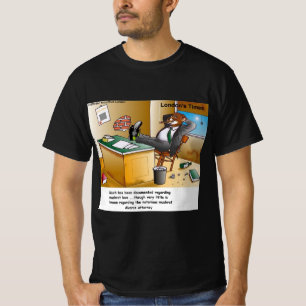 Rick London Muskrat Scheiding Attorney Comic T-shirt