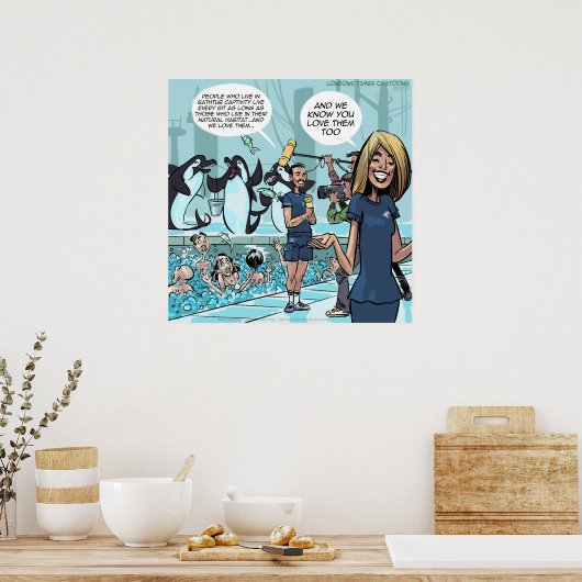 Rick London Orca Revenge Poster (Keuken)