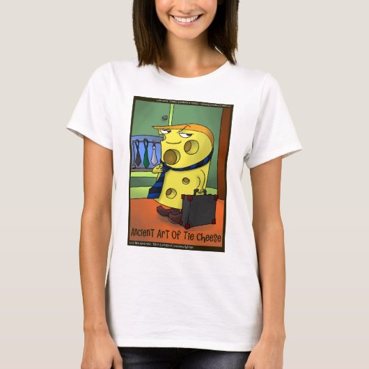 Rick London Oude Kunst Van Tie Kaas Comic  T-shirt (Voorkant)