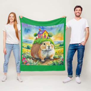 Rick London Prairie Dog Life Comic Fleece Deken