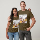 Rick London Prehistorische Coffee Funny Cartoon T-shirt (Unisex)