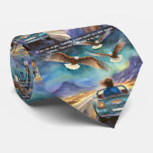 Rick London rijden in de donkere grappige strip Stropdas (Opgerold)