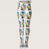 Rick London Roze Himalaya Salsa Grappig Leggings (Voorkant)