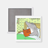 Rick London Shark Advocaat Grappig Magneet (Voorkant / Achterkant)