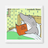 Rick London Shark Advocaat Grappig Magneet (Voorkant)