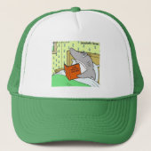 Rick London Shark Advocaat Grappig Trucker Pet (Voorkant)
